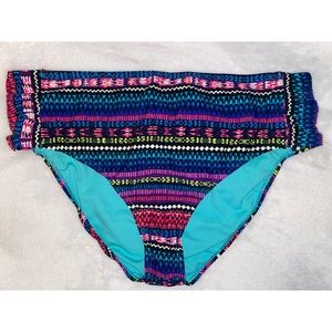 Allure pattern bikini bottoms